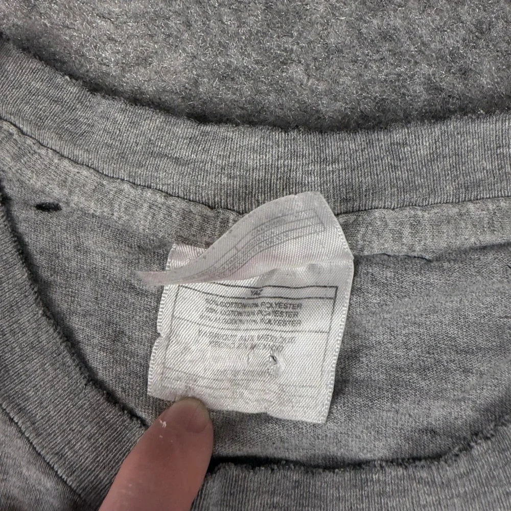 Nike T Shirt Mens XXL Gray Vintage Y2K Distressed Graphic Thrashed Faded Skate‎
